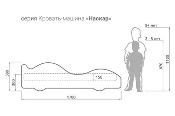 Кровать-машина в детскую Медпомощь в Челябинске - предосмотр 3