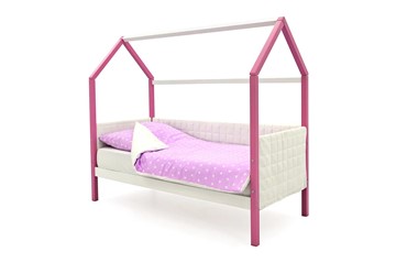Детская кровать-домик «Svogen лаванда-белый» мягкая в Миассе