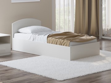 Кровать подростковая Этюд с подъемным механизмом, 90х190, белая в Копейске
