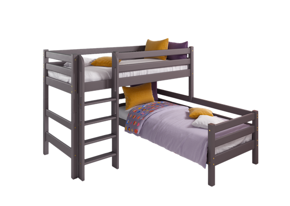 Детская двухэтажная кровать Соня, Вариант 7 Лаванда в Миассе - изображение