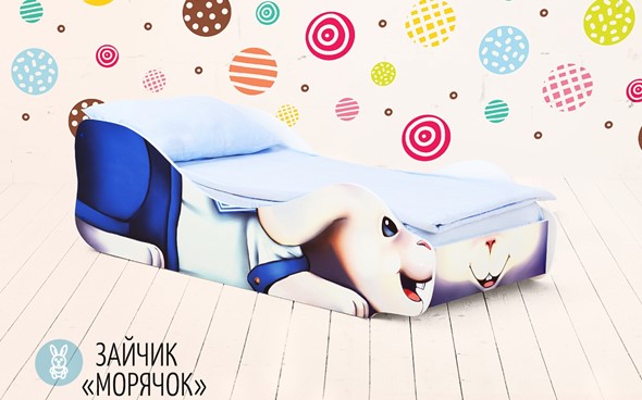 Детская кровать Заяц-Морячок в Челябинске - изображение
