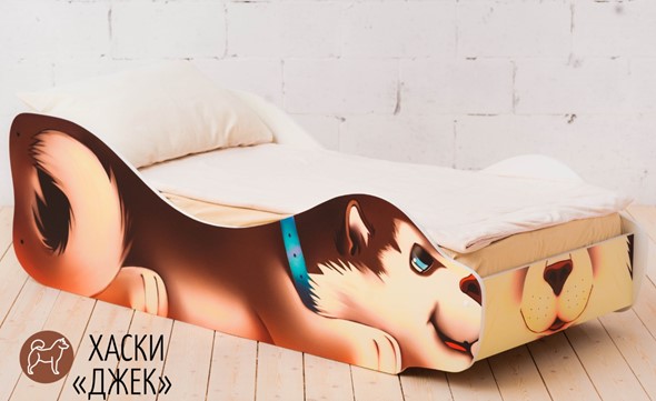 Детская кровать-зверёнок Хаски-Джек в Челябинске - изображение