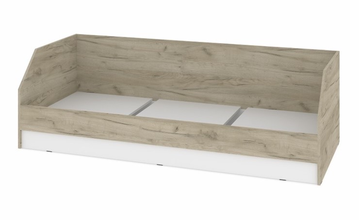 Подростковая кровать О81, Серый дуб - Белый в Копейске - изображение 1