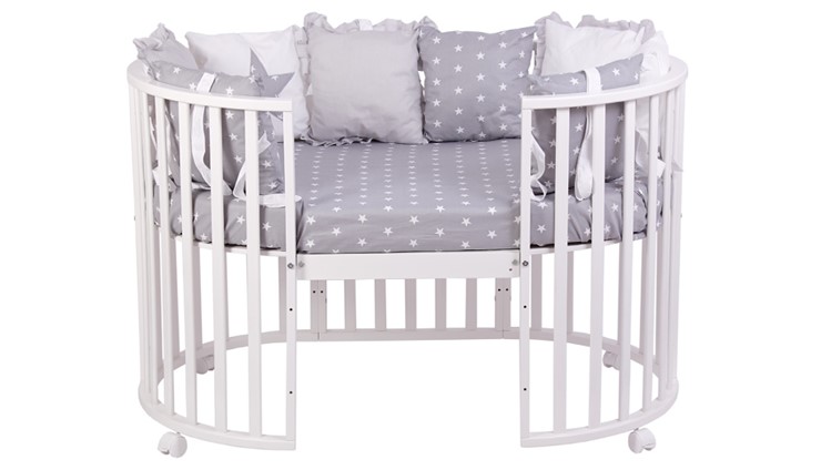 Кроватка детская POLINI Kids Simple 930 Белый в Копейске - изображение 6