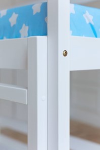 Детская двухэтажная кровать Домик с ящиками, цвет белый в Копейске - предосмотр 4