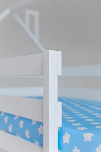 Детская двухэтажная кровать Домик с ящиками, цвет белый в Миассе - предосмотр 5