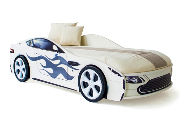 Кровать-машина Бондимобиль белый в Миассе - изображение