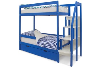 Кровать 2-ярусная Svogen синий в Миассе