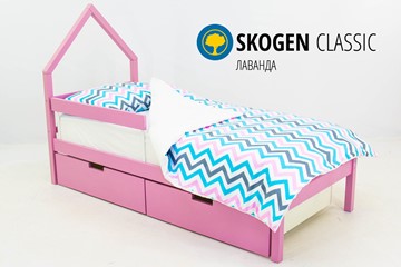 Детская кровать-домик мини Skogen лаванда в Челябинске