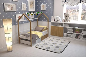 Кровать-домик детская Svogen белый-дерево в Челябинске - предосмотр 4
