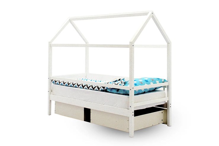 Кровать-домик в детскую Svogen белый в Копейске - изображение 5