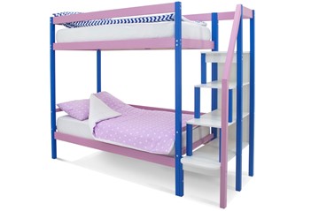 Детская 2-этажная кровать Svogen синий-лаванда в Челябинске - предосмотр 2
