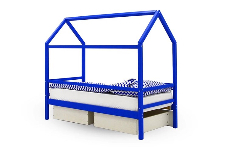 Кровать-домик Svogen синий в Копейске - изображение 4