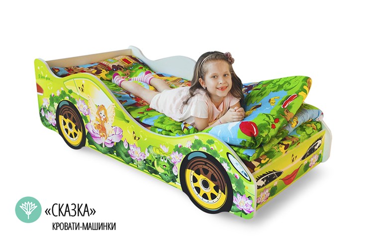 Кровать-машина детская Сказка в Миассе - изображение 4