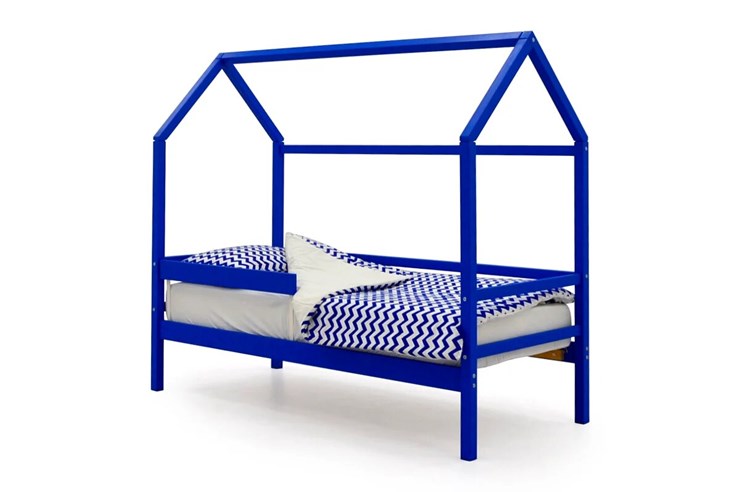 Кровать-домик Svogen синий в Челябинске - изображение 2