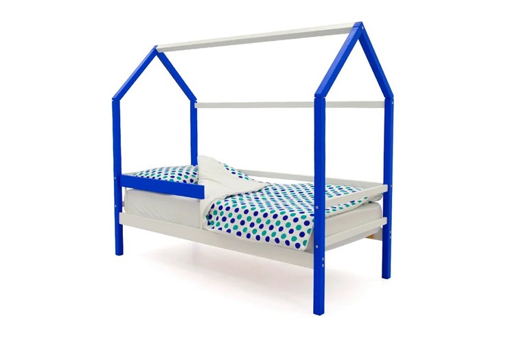 Кровать-домик детская Svogen сине-белый в Челябинске - изображение 2