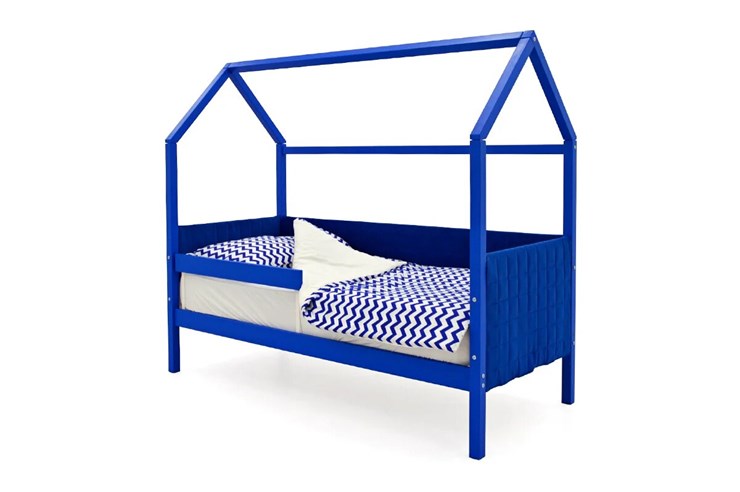 Детская кровать-домик «Svogen синий» мягкая в Челябинске - изображение 2