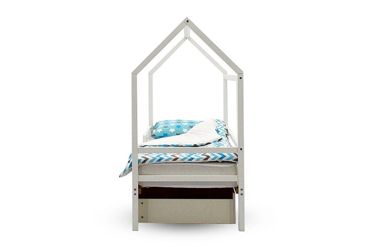 Кровать-домик в детскую Svogen белый в Миассе - изображение 4
