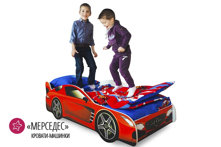 Кровать-машина детская Mercedes в Челябинске - изображение 1