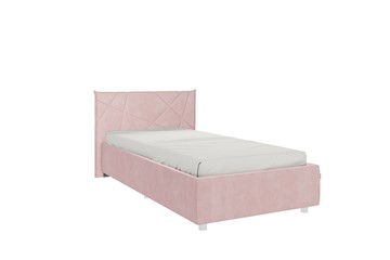 Кровать в детскую 0.9 Бест, нежно-розовый (велюр) в Магнитогорске