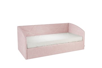 Кроватка 0.9 Бест (Софа), нежно-розовый (велюр) в Миассе
