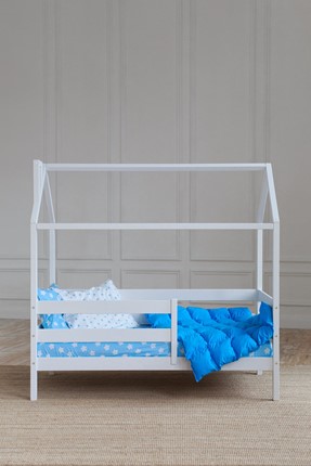 Кровать детская Домик, цвет белый в Миассе - изображение