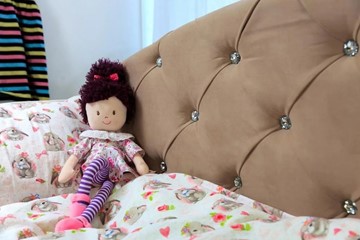 Кровать детская Эльза с бортиком, Бежевый (латы) в Челябинске - предосмотр 2