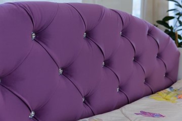 Односпальная детская кровать Эльза с бортиком, Фиолетовый (щиты) в Челябинске - предосмотр 5