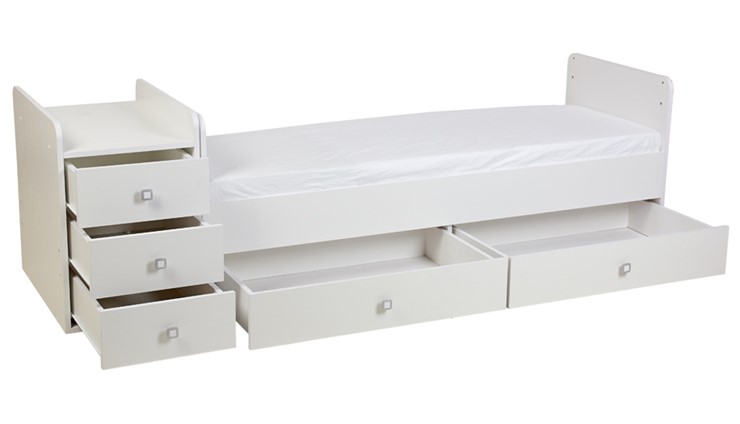 Детская кровать Фея 1100 Белый в Миассе - изображение 9