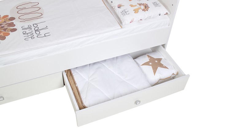 Детская кровать Фея 1100 Белый в Златоусте - изображение 10
