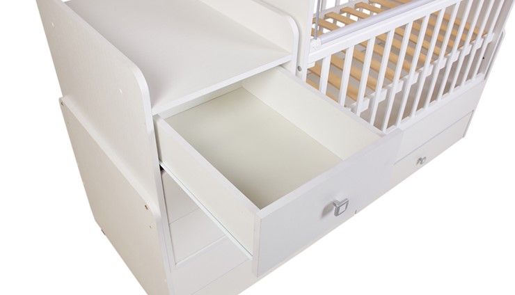 Детская кровать Фея 1100 Белый в Миассе - изображение 6