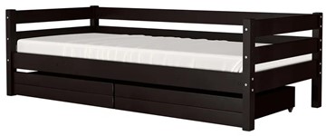 Кроватка Глория с ящиками (Орех Тёмный) в Миассе