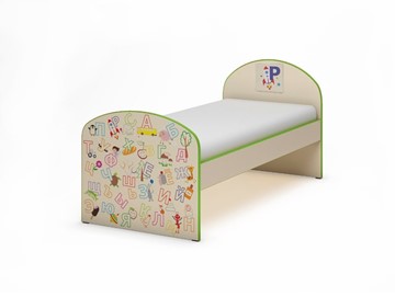 Детская кровать К-1 Азбука (Зеленая) в Миассе