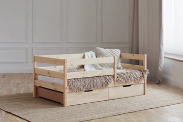 Детская кровать Софа с ящиками, без покраски в Миассе - предосмотр