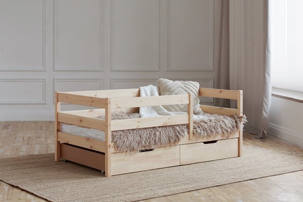 Детская кровать Софа с ящиками, без покраски в Миассе - изображение