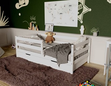 Детская кровать Софа с ящиками, цвет белый в Миассе - предосмотр 3