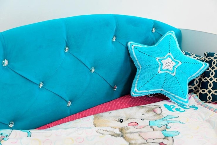 Детская кровать Звездочка с бортиком, Бирюза в Миассе - изображение 6