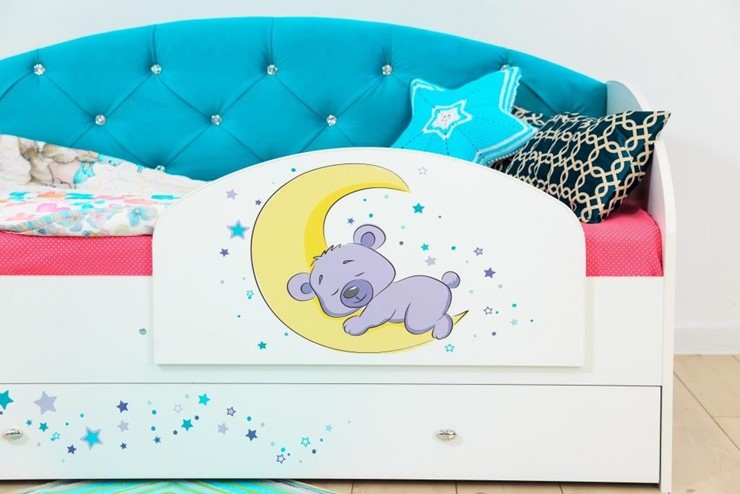Детская кровать Звездочка с бортиком, Бирюза в Миассе - изображение 7
