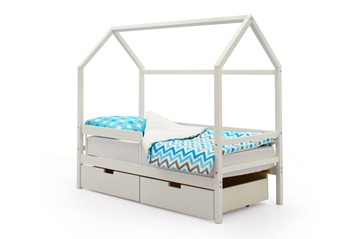 Кровать-домик в детскую Svogen белый в Миассе