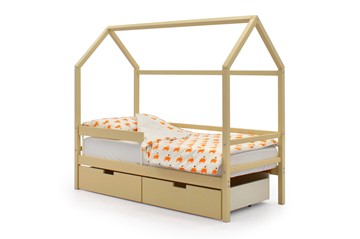Детская кровать-домик Svogen бежевый в Златоусте