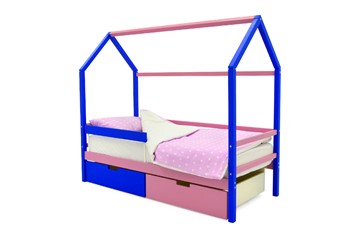 Детская кровать-домик Svogen синий-лаванда в Миассе