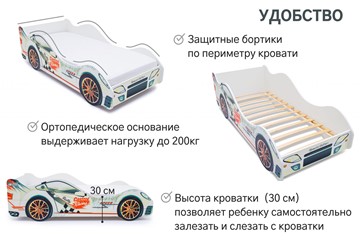 Кровать-машина в детскую Безмятежность в Челябинске - предосмотр 6