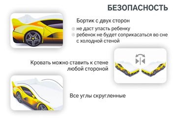 Кровать-машина детская Ferrari в Челябинске - предосмотр 6