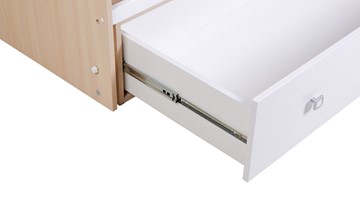 Детская кроватка Фея 750 Дуб пастельный-белый в Миассе - предосмотр 8