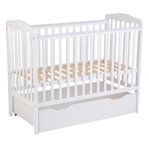 Кроватка для новорожденных POLINI Kids Simple 310-01 Белый в Миассе