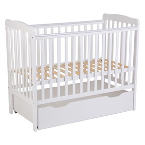 Кровать в детскую POLINI Kids Simple 310-02 Белый в Миассе - предосмотр