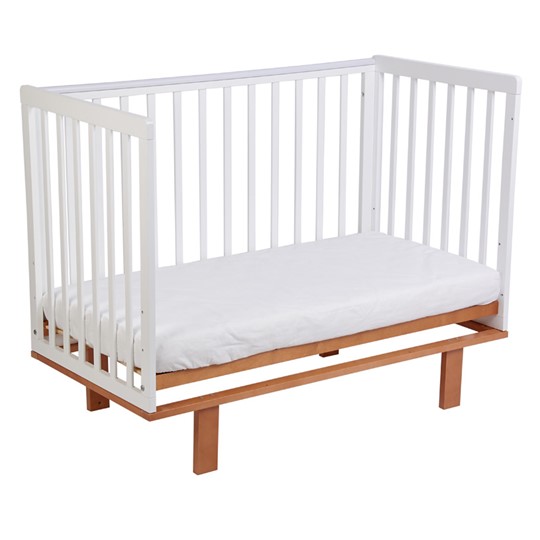 Кроватка в детскую серия 3400 POLINI Kids Simple 340 Белый / Бук в Миассе - изображение 4