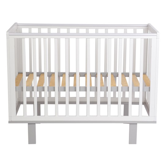 Детская кроватка серия 3400 POLINI Kids Simple 340 Белый / Серый в Миассе - изображение 2