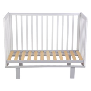 Детская кроватка серия 3400 POLINI Kids Simple 340 Белый / Серый в Миассе - предосмотр 3