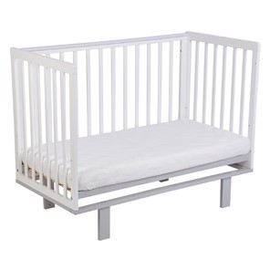 Детская кроватка серия 3400 POLINI Kids Simple 340 Белый / Серый в Миассе - предосмотр 4